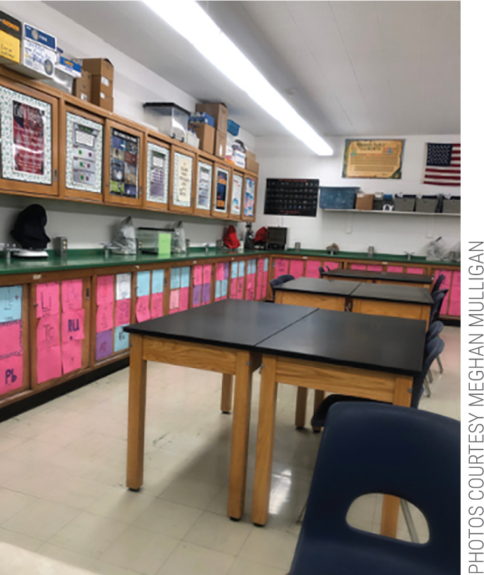 Megan’s classroom features student work everywhere.