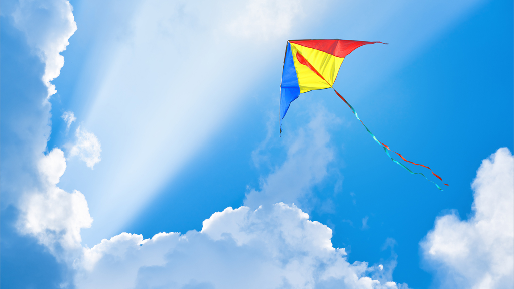How do kites fly