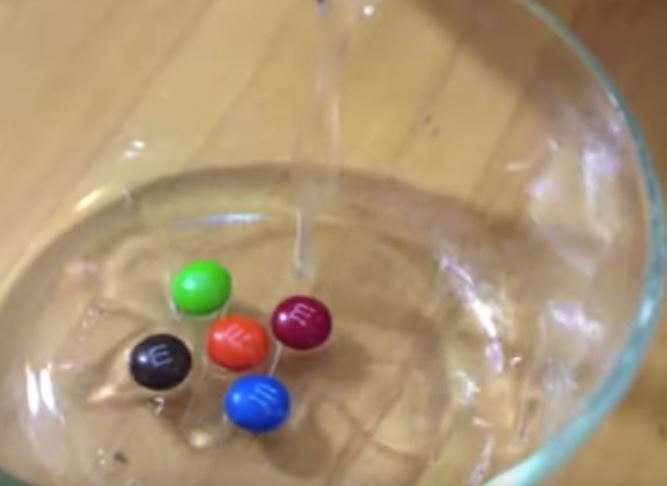 M&M's in bowl